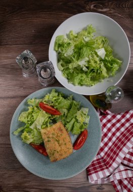 Hachis parmentier, patates püresi ve kıymalı Fransız yemeği. Yüksek kalite fotoğraf