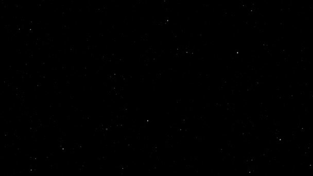 小行星彗星与恒星在深空飞行3D呈现电影视觉 外太空观景 — 图库视频影像