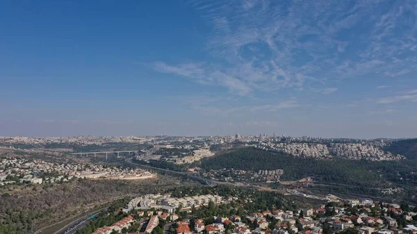 Jeusalem Center Main Entrance Aerial Viewdrone View November 2020 — Stock Photo, Image