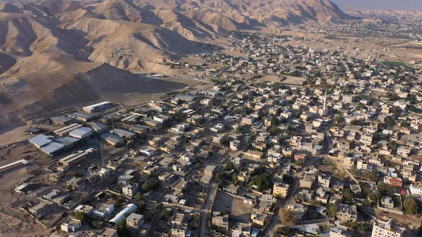 Aerial View Jericho City Palestine Territory Rooftopsdrone View Dead Sea — Stock Photo, Image