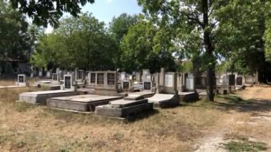 Old Romanian Jewish cemetery,unidentified shot from Cluj napoca Romania, 2020