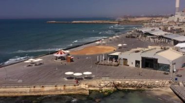 Tel Aviv Boş Gezinti güvertesi limanı, Coronavirus Kilitleme, Hava Aracı 2020 'de Coperid Kilitleme sırasında tel havacılığı boş.