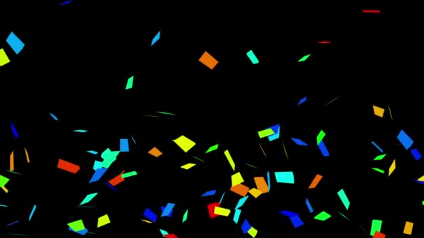 Effetto animazione Confetti — Video Stock