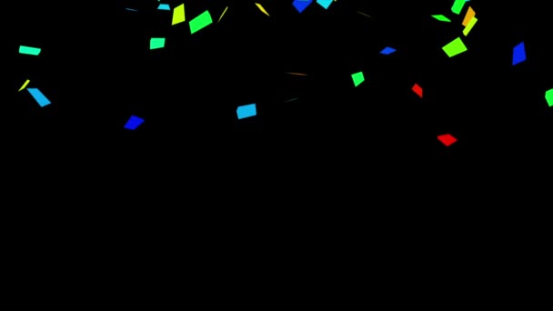Confetti Animation effect — Stock Video