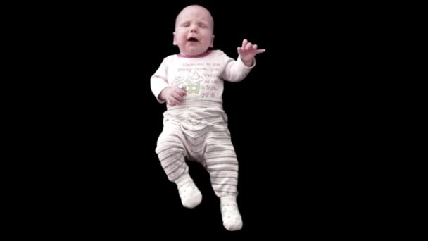 Baby huilen — Stockvideo