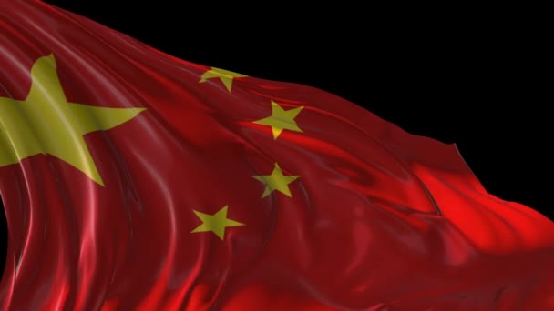 Flag of china — Stock Video