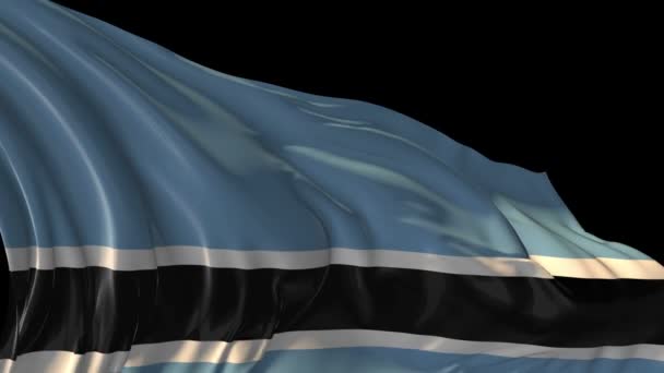 Flag of Botswana — Stock Video
