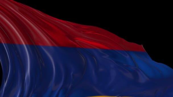 Flagge von Armenien — Stockvideo