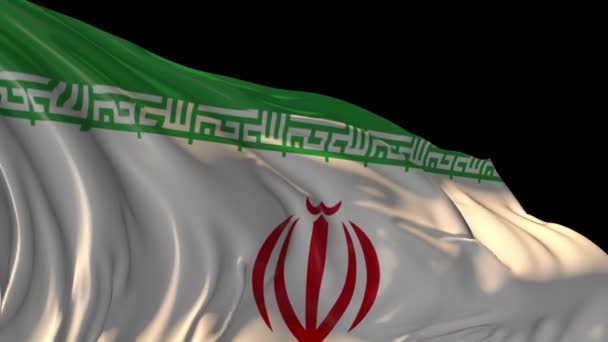 Bandera de Iran — Vídeos de Stock