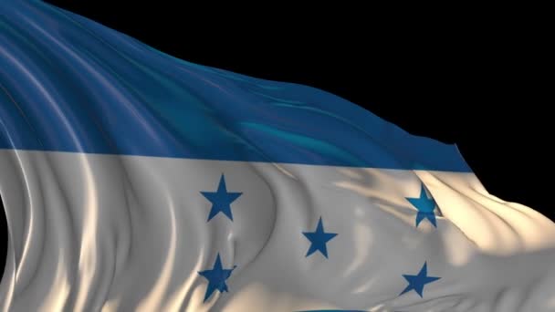 Bandeira de Honduras — Vídeo de Stock