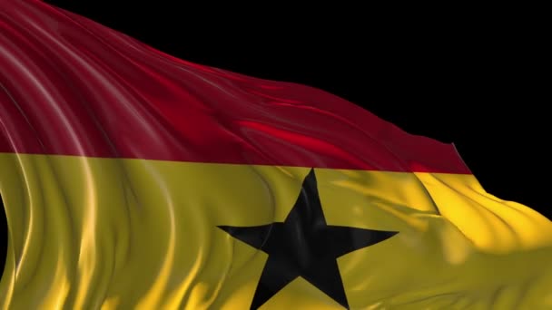 Flag of Ghana — Stock Video