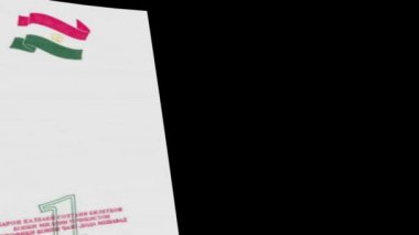 Tacikistan banknot Silecek