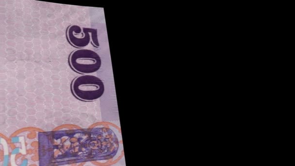 Przejście banknotu Sri Lanki — Wideo stockowe