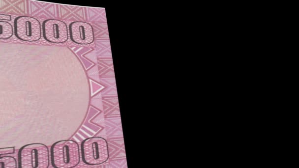 Руандійський Банкнотний перехід — стокове відео