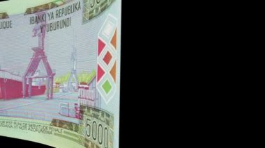 Burundi banknot silecek