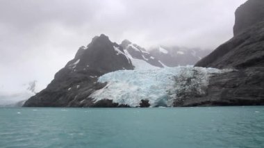Mavi deniz, Antarktika yatay
