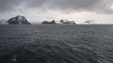 Antarktika deniz manzara