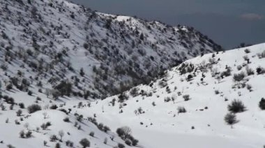 karlı dağ manzarası