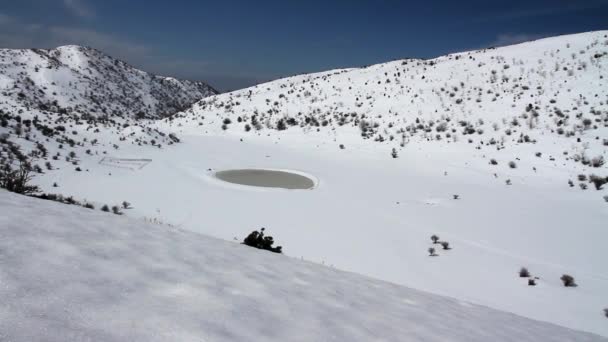 Birkat mann sul monte Hermon — Video Stock