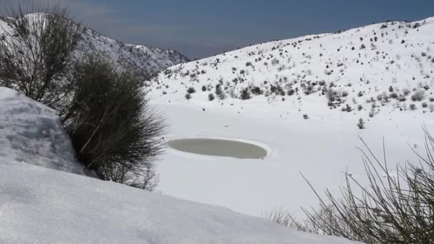 Birkat mann στο βουνό Hermon — Αρχείο Βίντεο