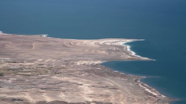 Peisajul Mării Moarte — Videoclip de stoc