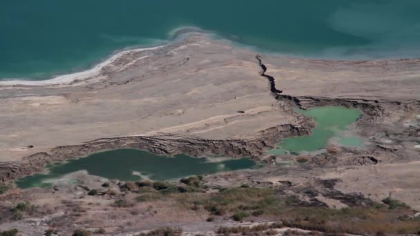 Mar Muerto paisaje — Vídeo de stock
