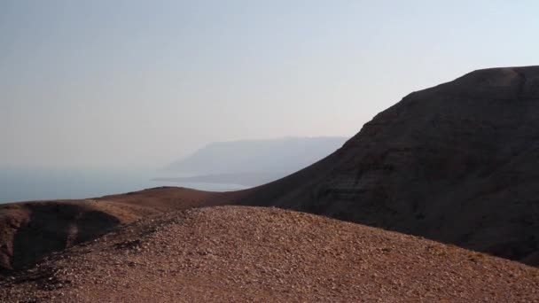 Dead sea Coast manzara — Stok video