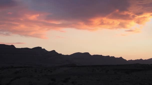 Blick auf Wüstenlandschaft — Stockvideo