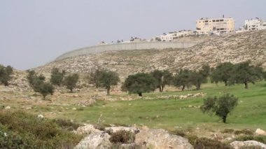 Güvenlik Duvarı ile Filistin Köyü