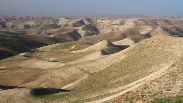 Judean desert hills — Stock Video