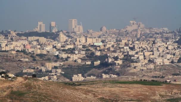 East Jerusalem city — Stock Video