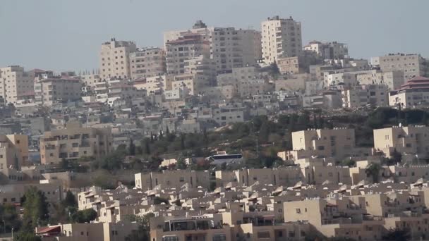 Jerusalén Este ciudad — Vídeo de stock