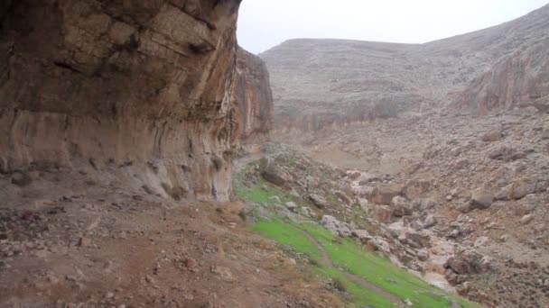 Montaña río fangoso — Vídeos de Stock