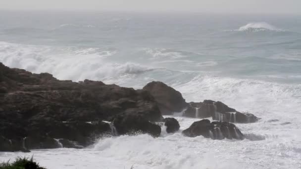 Ondas do oceano Bater — Vídeo de Stock