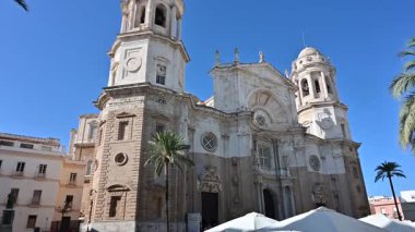 Cadiz Katedrali, İspanya Kutsal mimari ve altın ışık