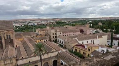 İspanya, Cordoba Katedrali 'nin havadan görünüşü