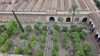 İspanya, Cordoba Katedrali 'nin havadan görünüşü