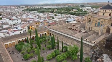 İspanya, Cordoba Katedrali 'nin havadan görünüşü