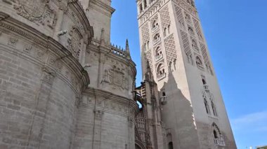 Seville, İspanya Katedrali manzarası