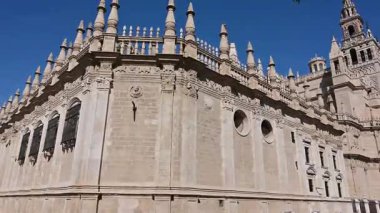 Seville, İspanya Katedrali manzarası