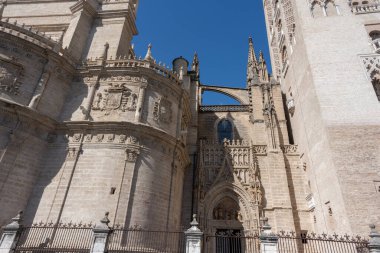 Dünyanın en büyük Gotik binalarından biri olan Seville Katedrali 'nin manzarasında etkileyici mimari ayrıntılar ve tarihi atmosfer yer alıyor. Sevilles tarihi merkezinin kalbinde bulunan kültürel ve dini bir ikon.