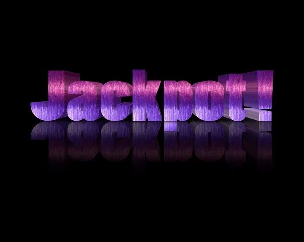 Jackpot palabra 3d —  Fotos de Stock