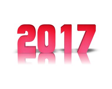 2017 3d kelime yansıması ile