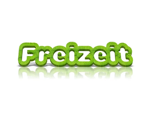 Freizeit-3d-Wort — Stockfoto