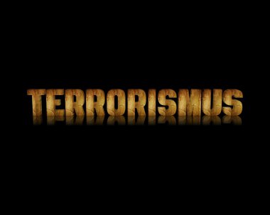 Terrorismus 3d kelime yansıması ile