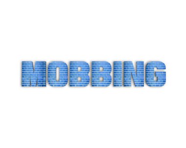 Yansıması ile 3D kelime mobbing