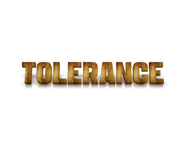 tolerans 3d kelime yansıması ile