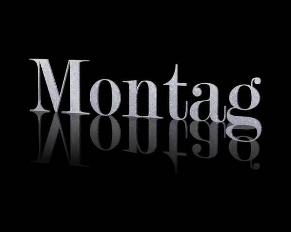 Montag monday — Stock Photo, Image