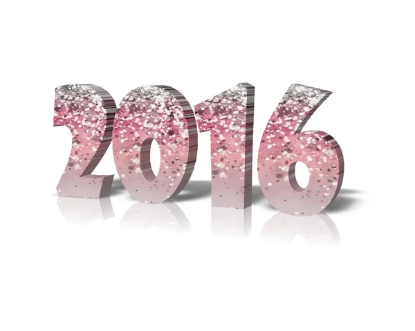 2016 3d sign — Stock Photo, Image
