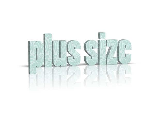 Plus size fashion — Stock Photo, Image